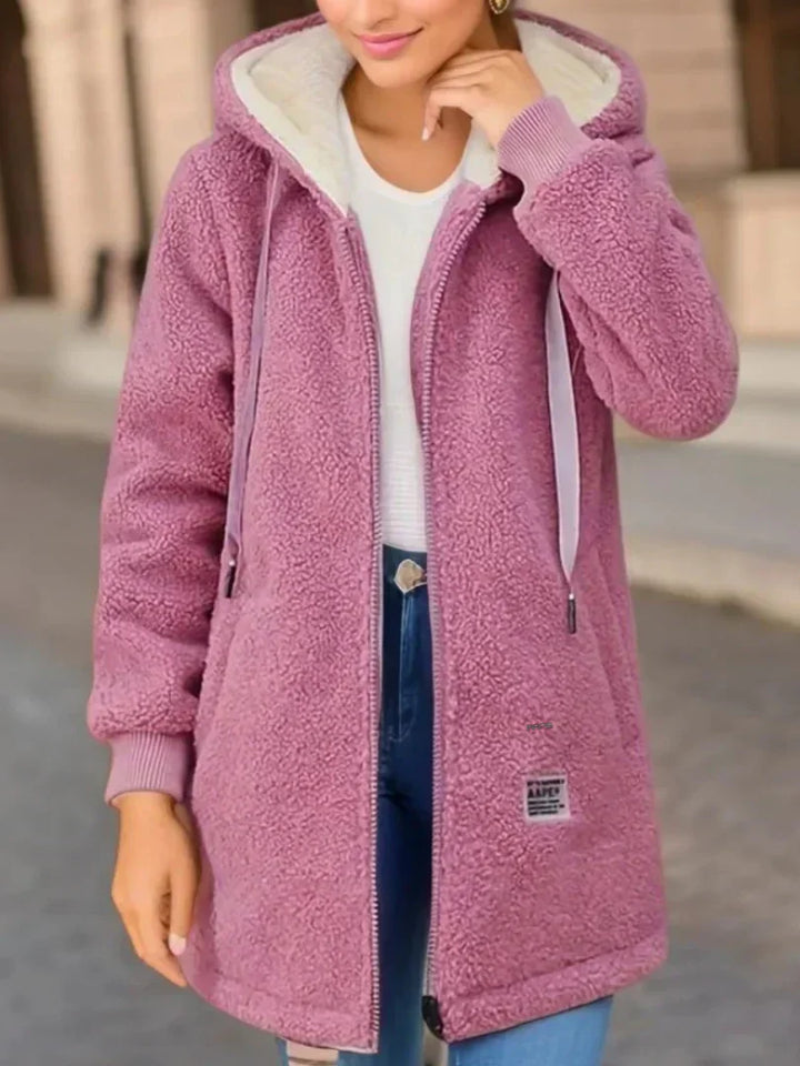 Chloe - Fleece hooded jacket